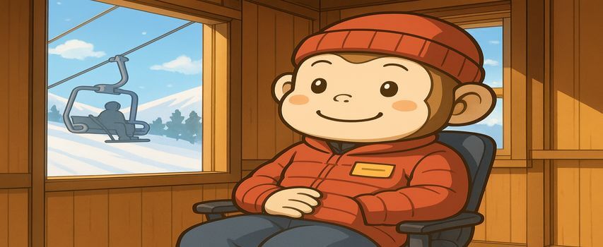 スキー場　リフト係　ラク