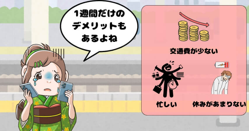 リゾートバイト デメリット 超短期 1週間