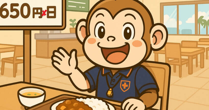 ナガスパ プール監視員 食事