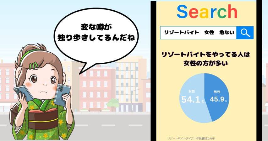 女性　危ない　リゾートバイト　現実