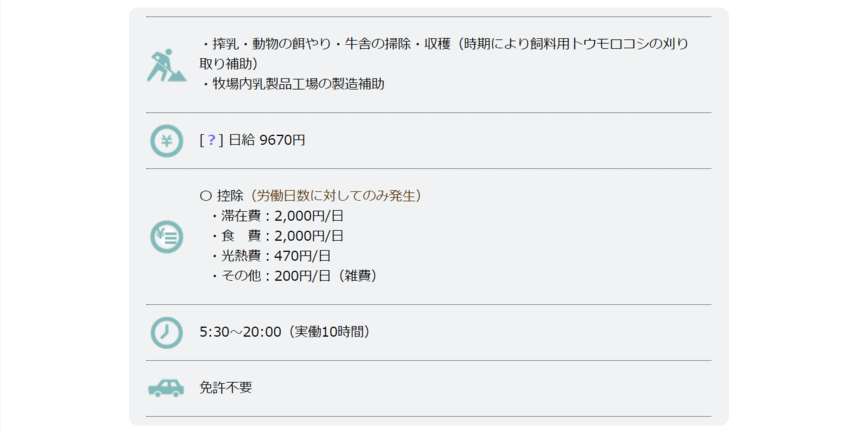 ボラバイト　給料　