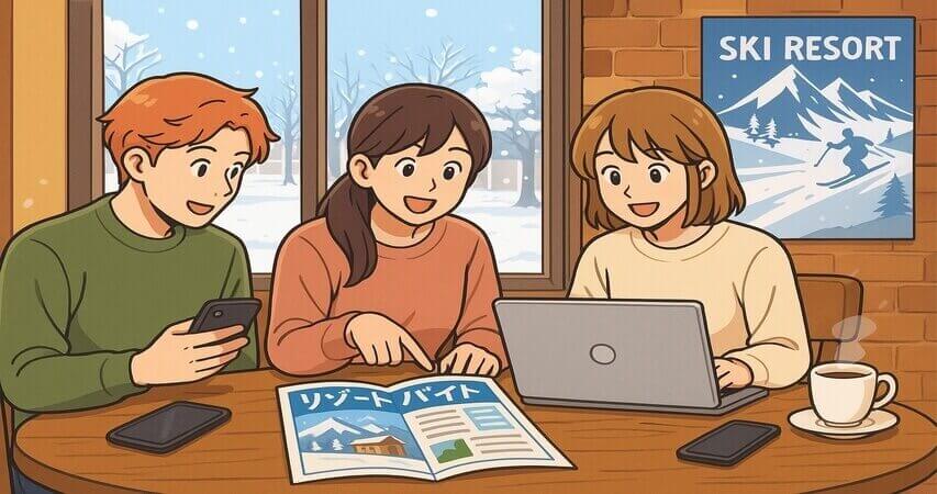 冬休み 大学生 スキー場