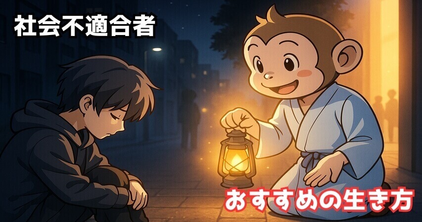 社会不適合者　どうやって生きる