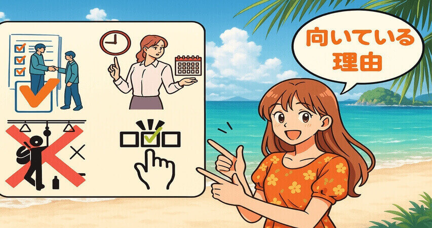 働きたくない人 リゾートバイト 向いている理由