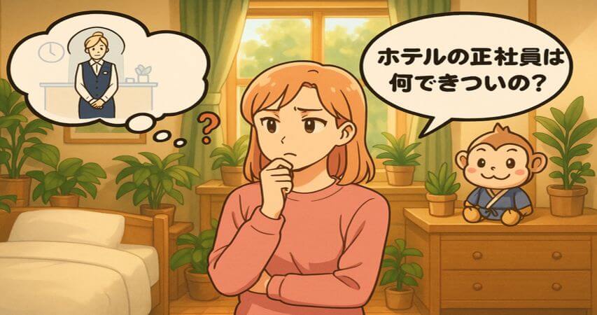 ホテル 正社員 きつい