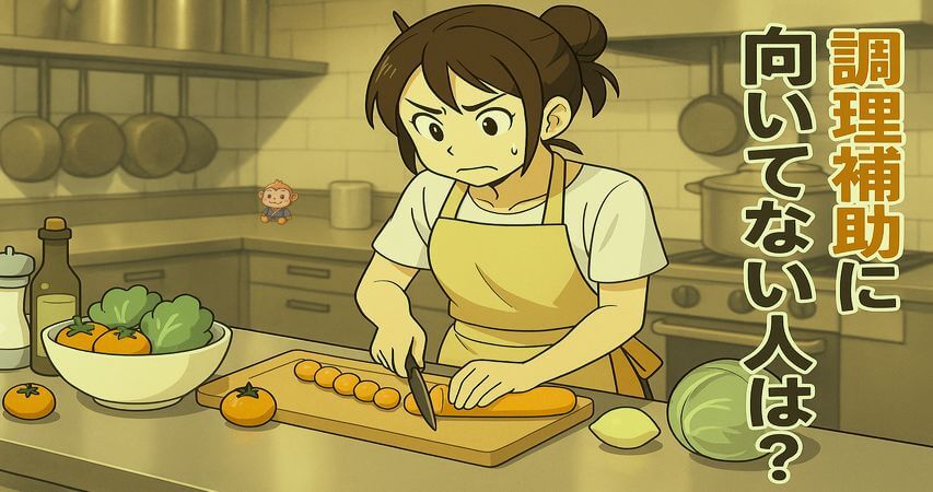 調理補助　向いてない人