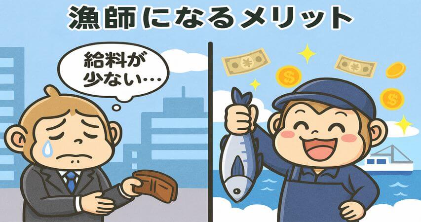 漁師　メリット
