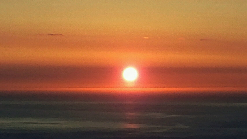 礼文島　夕日